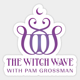 The Witch Wave - Purple Logo + Title with Pam Grossman Sticker